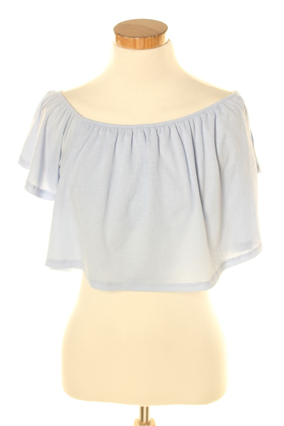 Top Bershka de la taille S, de couleur bleu
