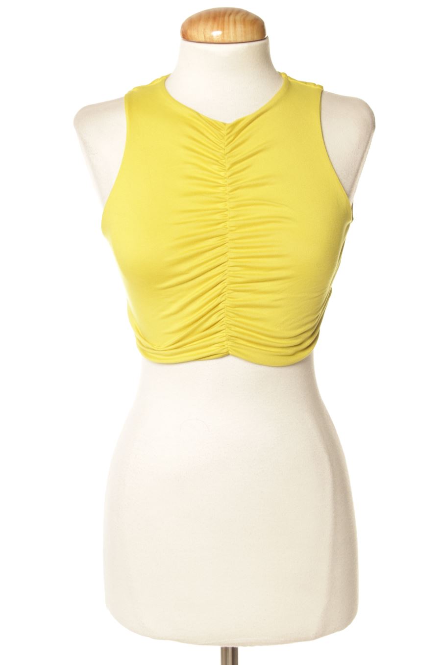 Top FASHIONNOVA de la taille XS, de couleur jaune