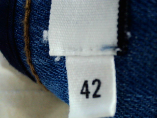 Falda de Naf Naf de la talla 42, de color azul de ropa vaquera