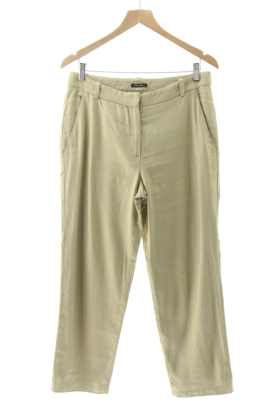 Pantaloni de Massimo Dutti de la talla 40, de color beige