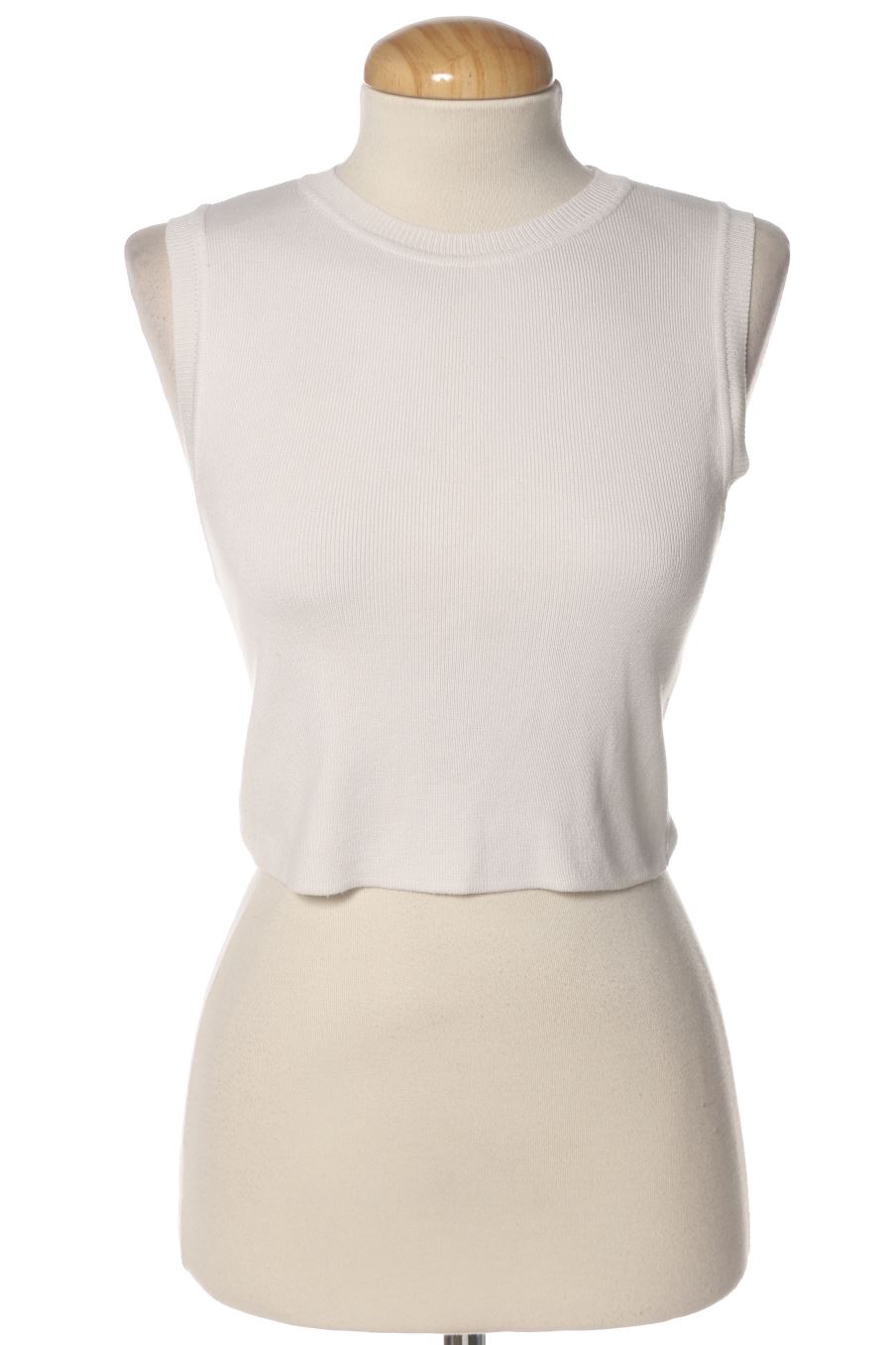 Top Zara de la taille M, de couleur blanc