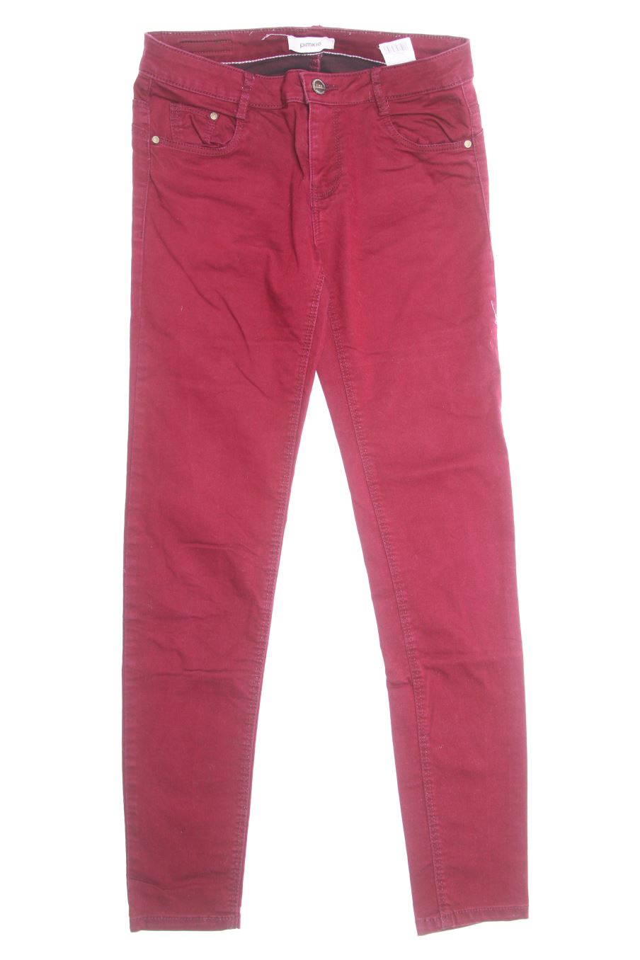 Jeans Pimkie de la taille 34, de couleur bordeaux de denim