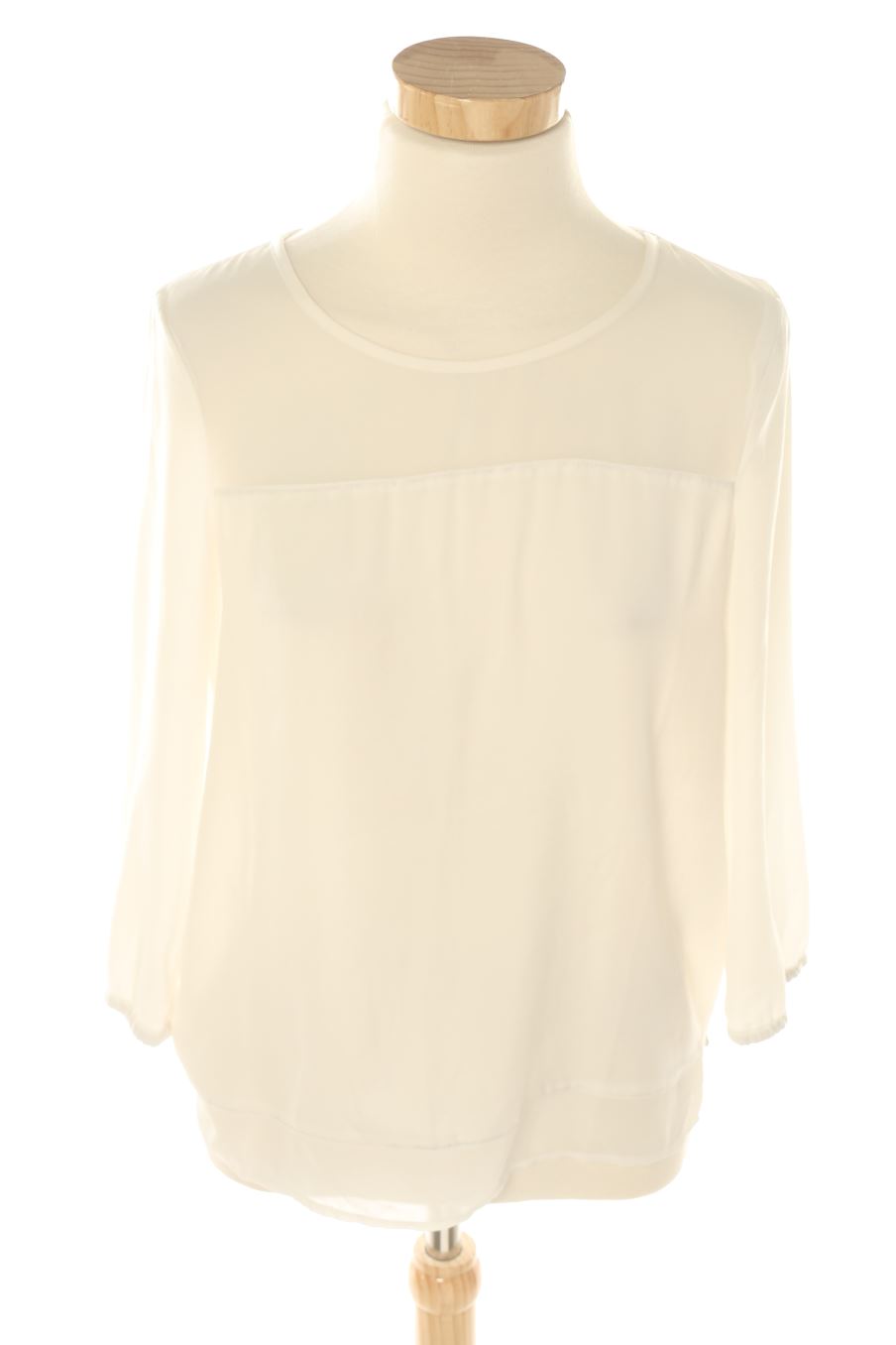 Blouse à manches longues Only de la taille 34, de couleur blanc