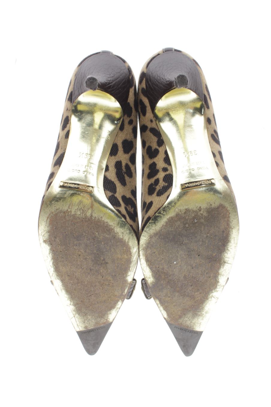 Zapatos de tacon de Dolce & Gabbana de la talla 39, de color animal print de