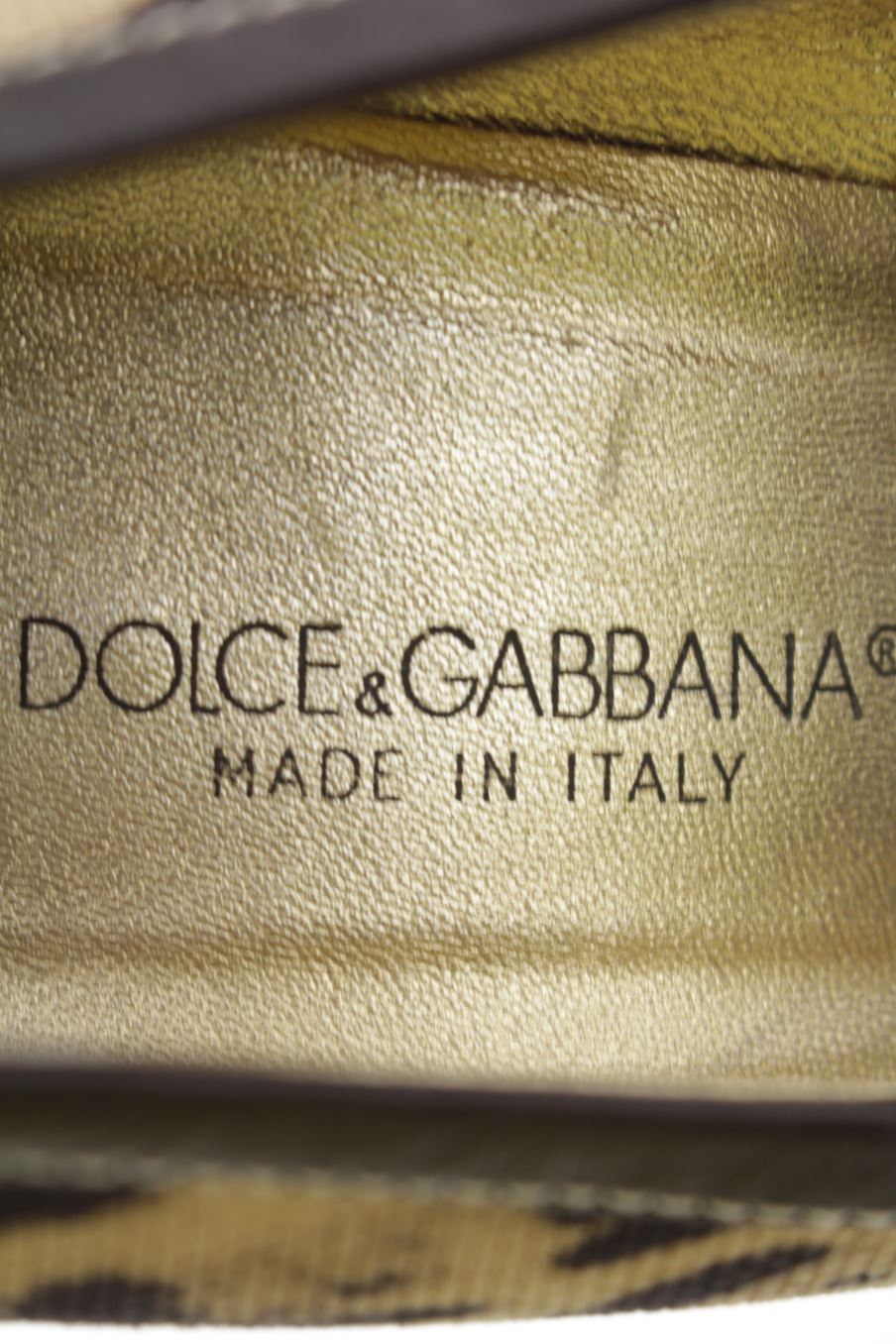 Zapatos de tacon de Dolce & Gabbana de la talla 39, de color animal print de