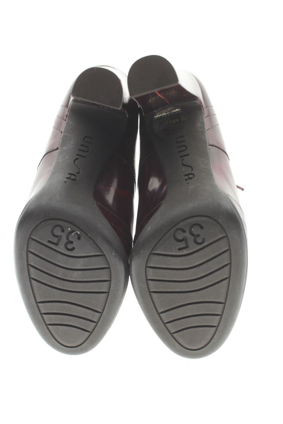 Botines de Unisa de la talla 35, de color burdeos de