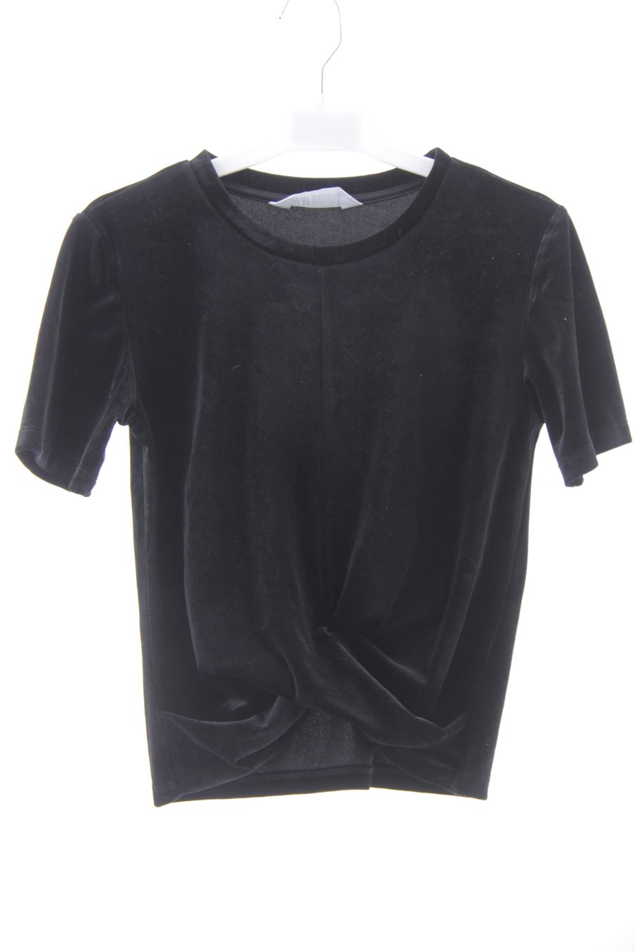 Top de H&M de la talla 11 años de terciopelo de segunda mano