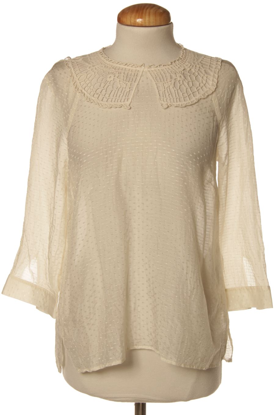 Blouse à manches longues BIMBA Y LOLA de la taille XS, de couleur beige