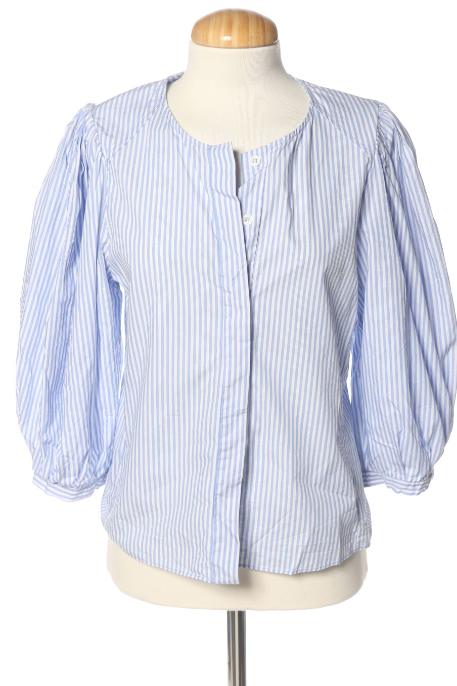 Blusa a maniche corte de Zara de la talla S, de color righe