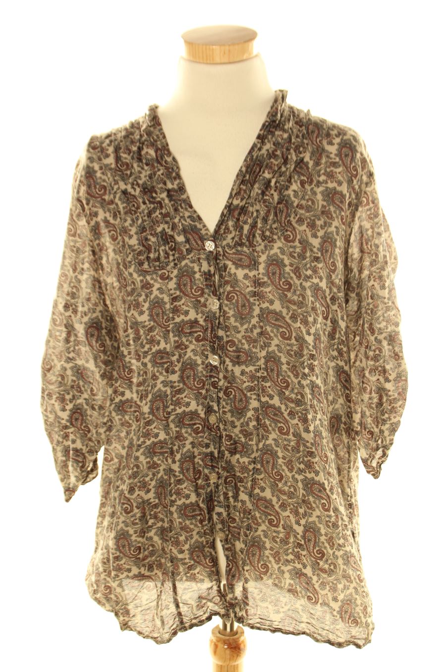 Blouse à manches longues Cache cache de la taille M, de couleur imprimés