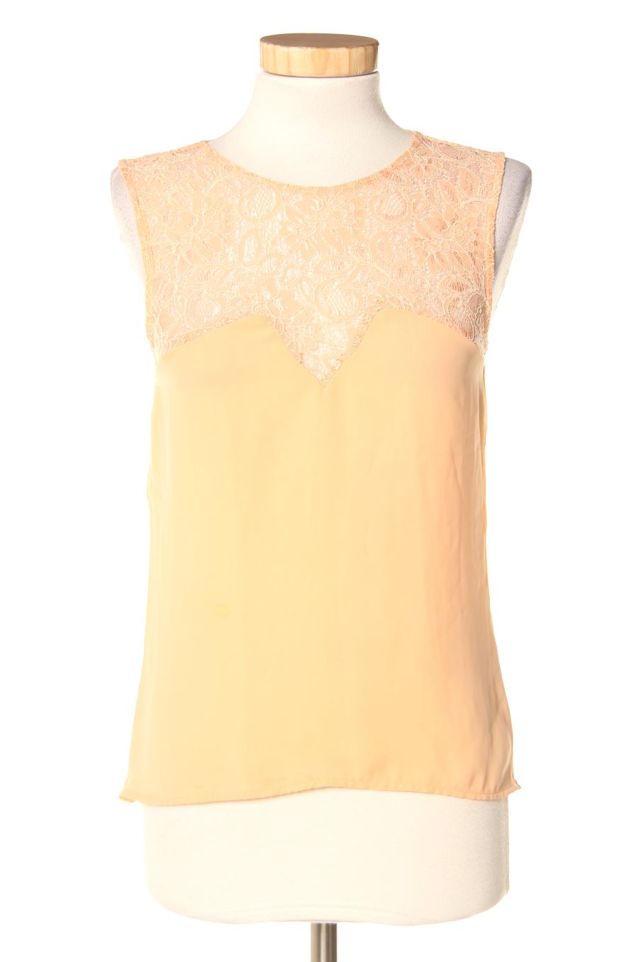 Top de PERCENTIL de la talla S, de color naranja