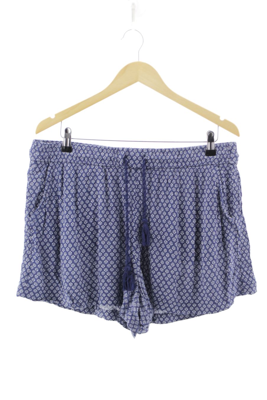 Shorts H&M de la taille L, de couleur bleu