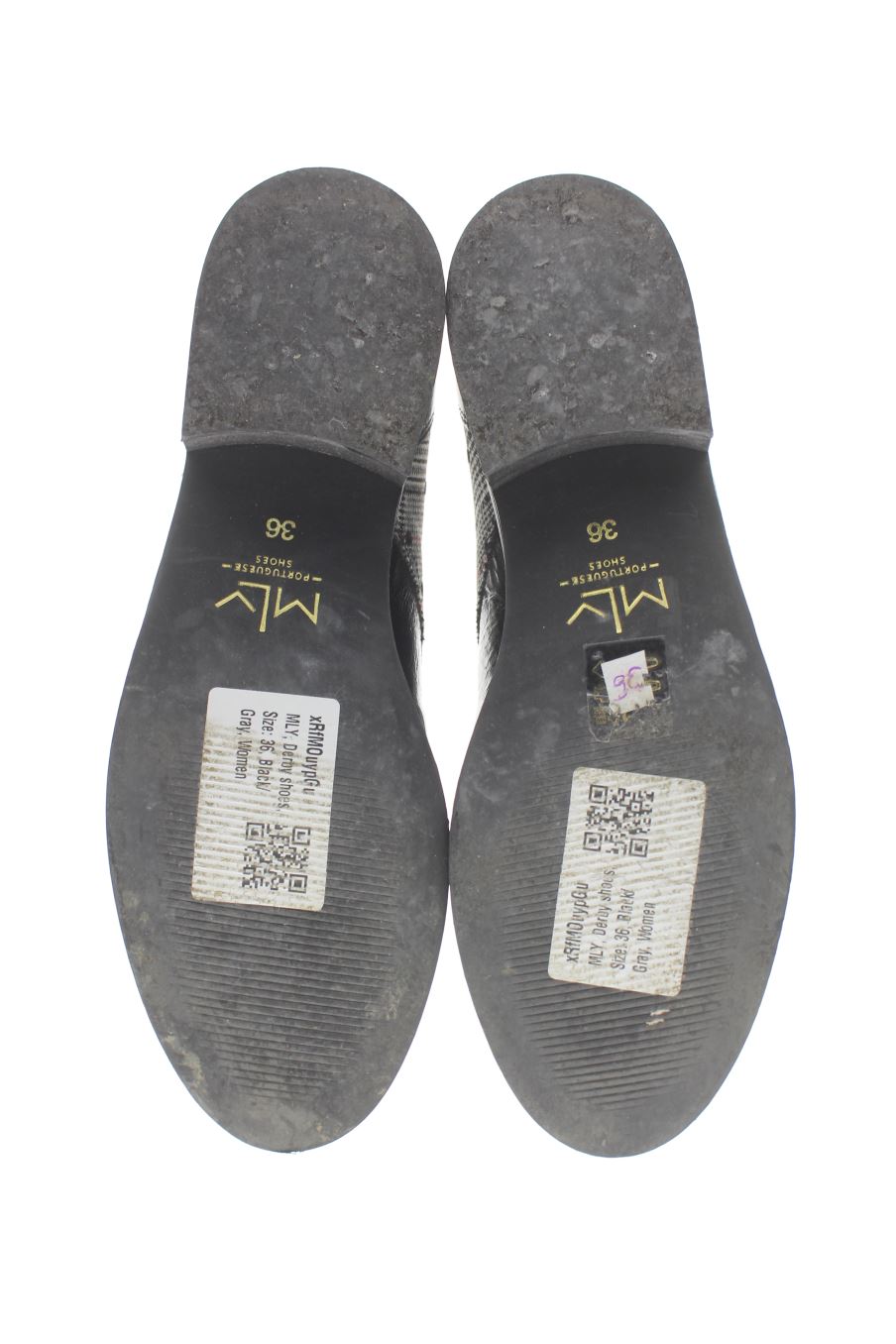 Zapatos planos de MLV de la talla 36, de color negro de