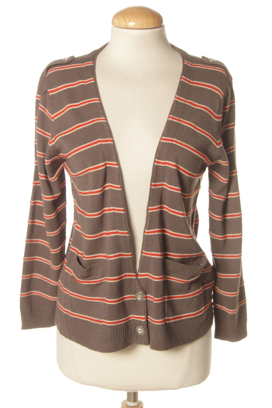 Cardigan von Folia Größe M, Farbe Gestreift, für