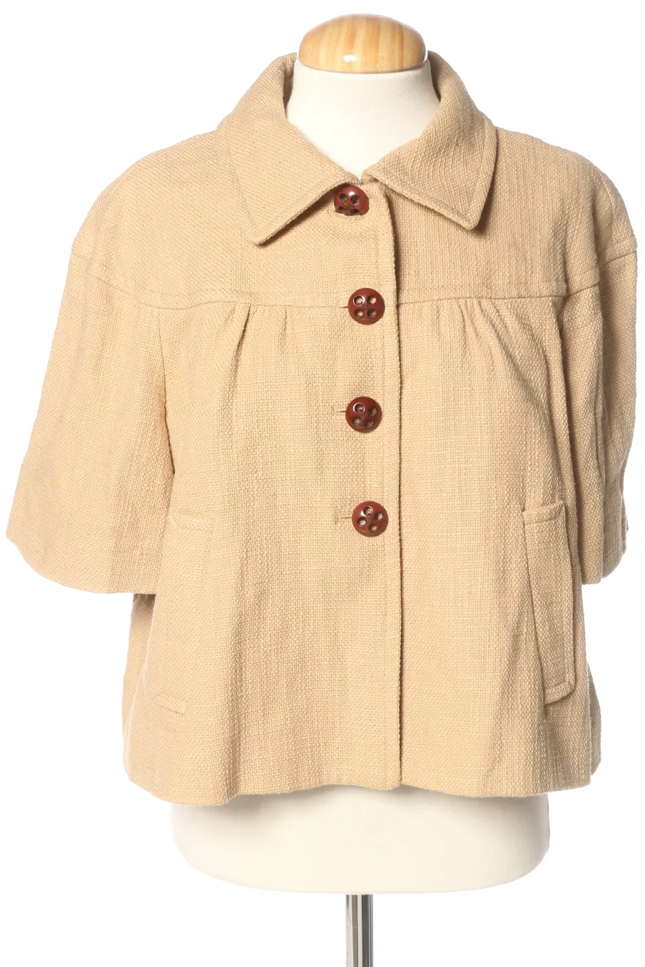 Blouson Alain manoukian de la taille 44, de couleur beige