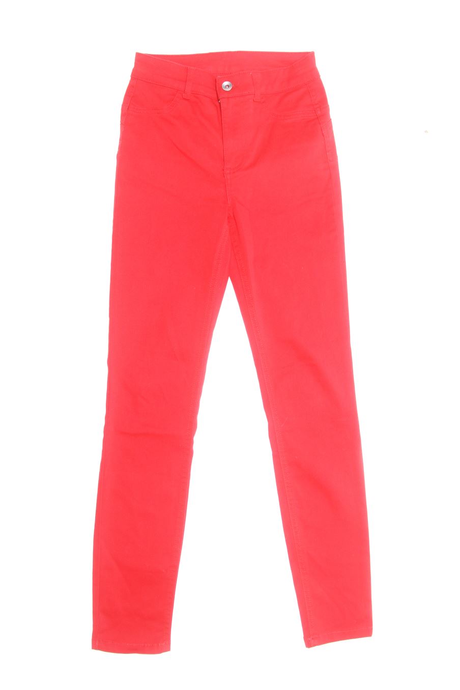Jeans Calzedonia de la taille XS, de couleur rouge de denim