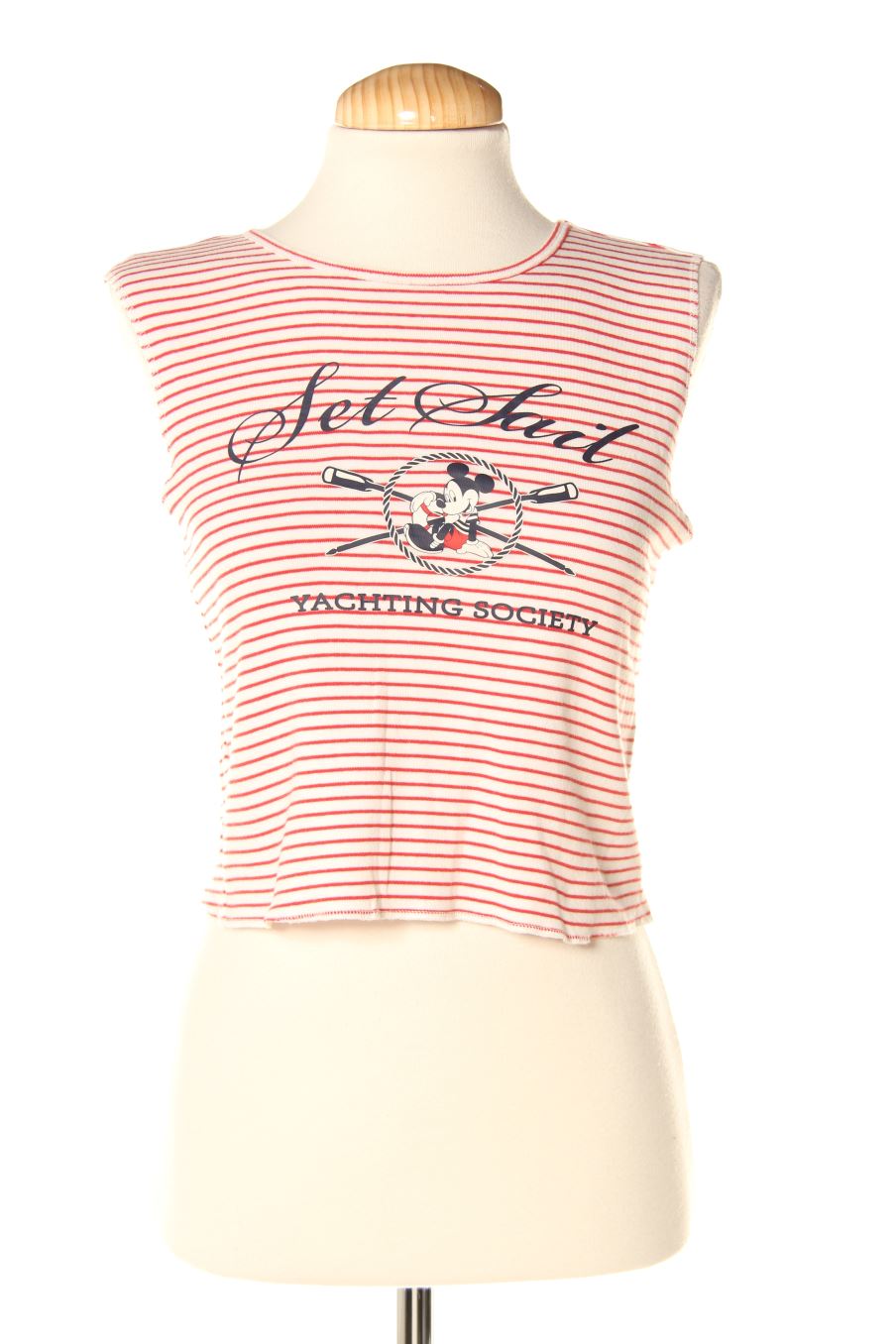 Camiseta sin mangas de Disney (H&M) de la talla S, de color rayas