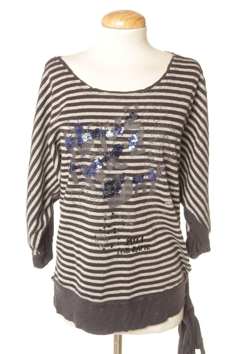 T-shirt à manches longues Desigual de la taille XS, de couleur rayures