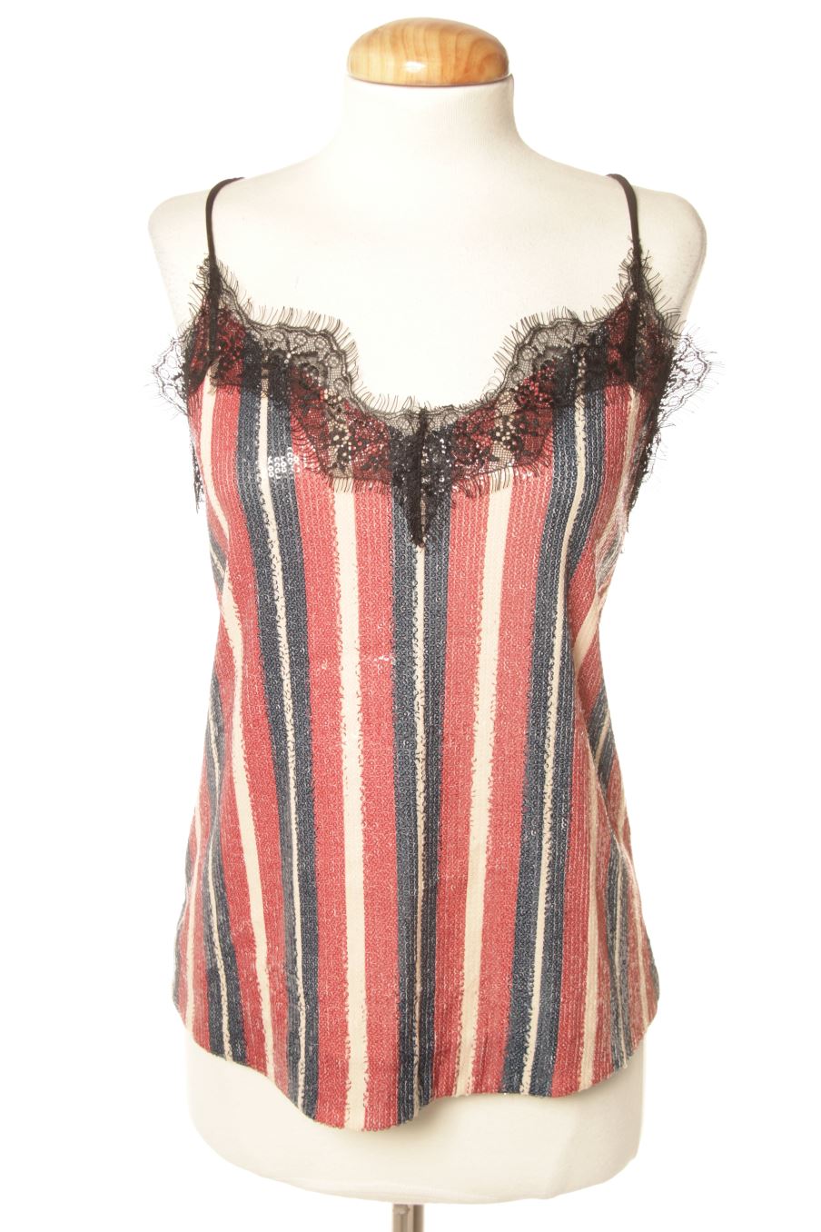 Top Zara de la taille XS, de couleur rayures