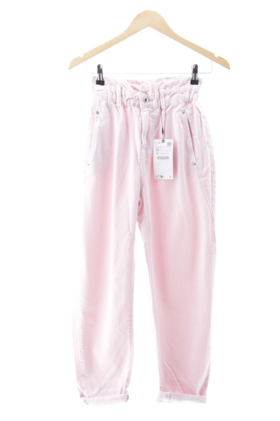 Jeans de Zara de la talla 32, de color rosa