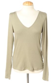 T-shirt à manches longues L Mango