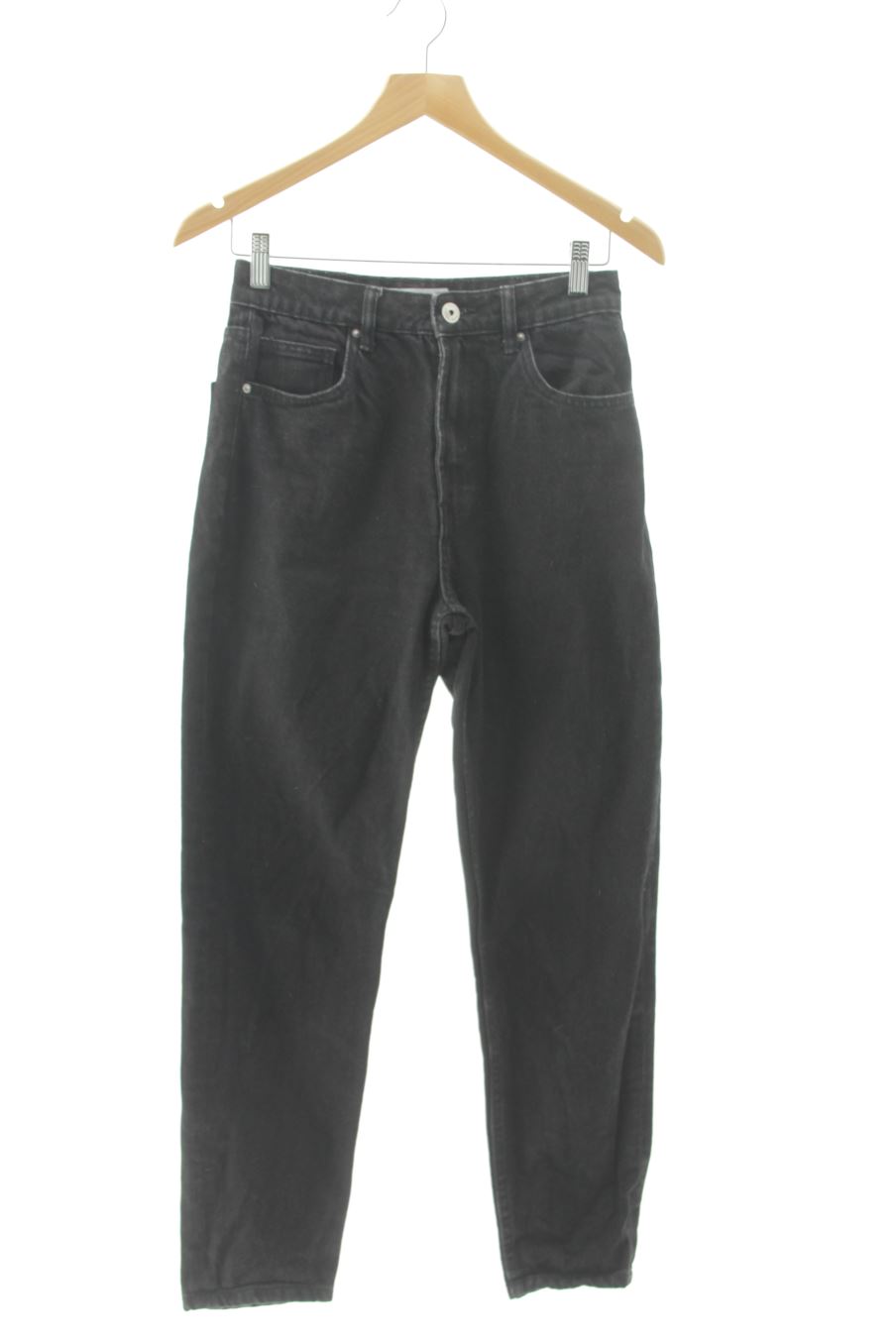 Jeans Bershka de la taille 36, de couleur noir de denim