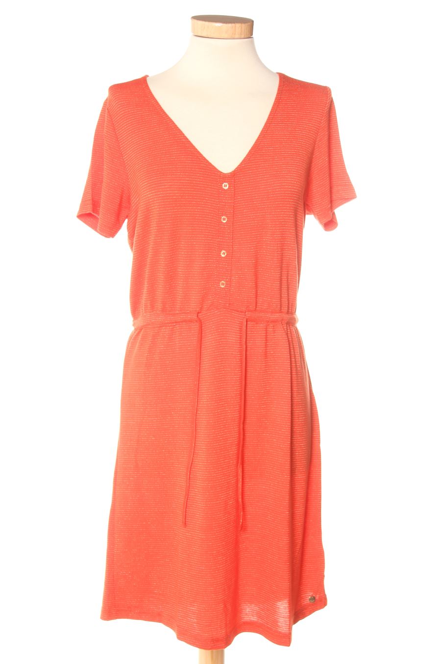 Robe casual deeluxe 74 de la taille S, de couleur orange