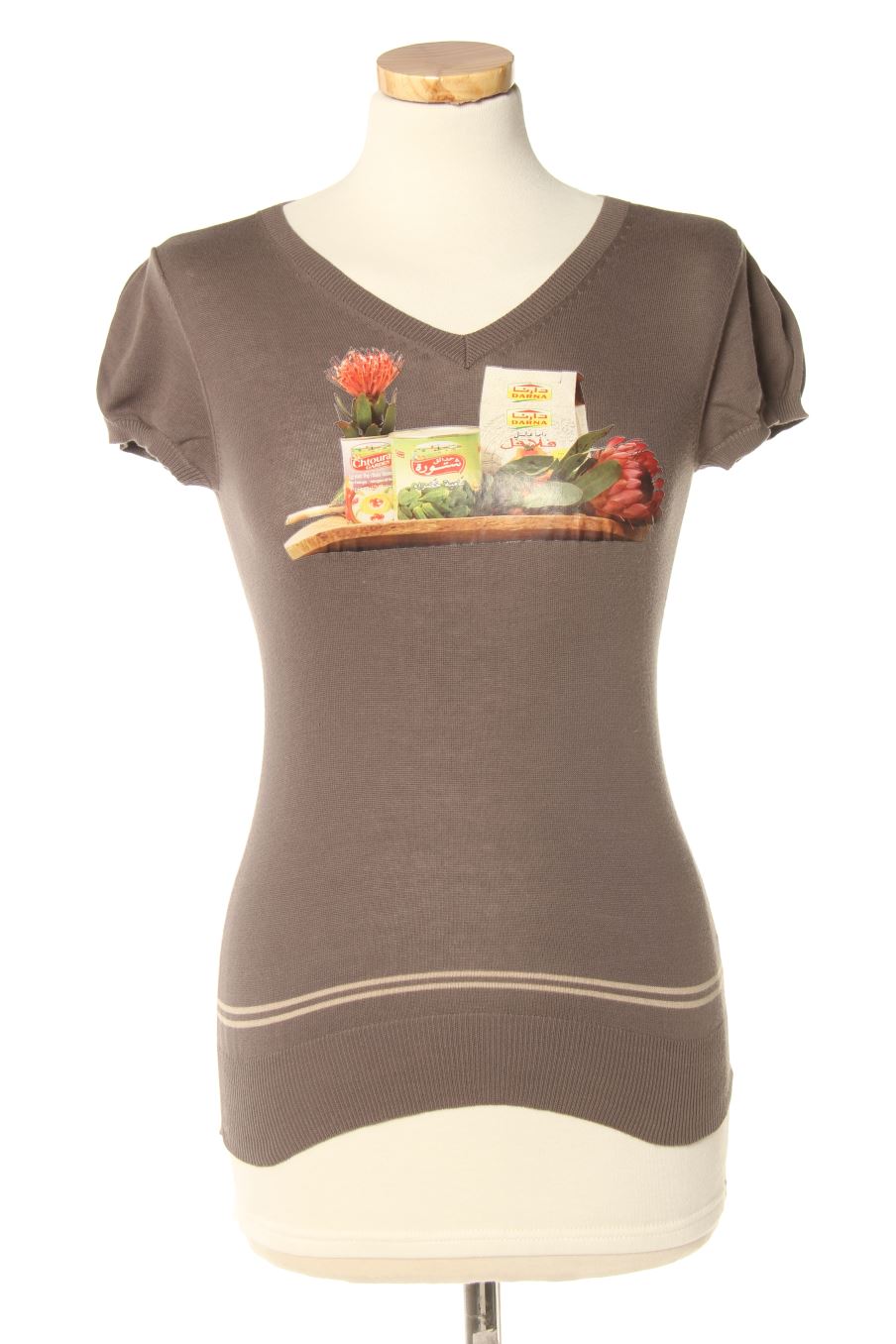 T-Shirt von Nice Things Größe S, Farbe Grau, für