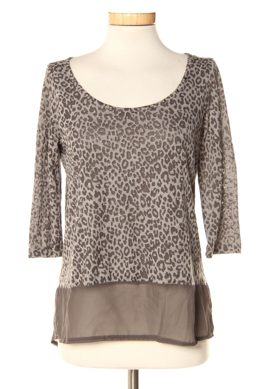 T-shirt à manches longues PERCENTIL de la taille S, de couleur animal print