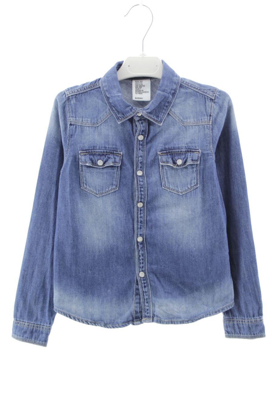Chemise manches longues H&M de la taille 6 ans de denim de seconde main