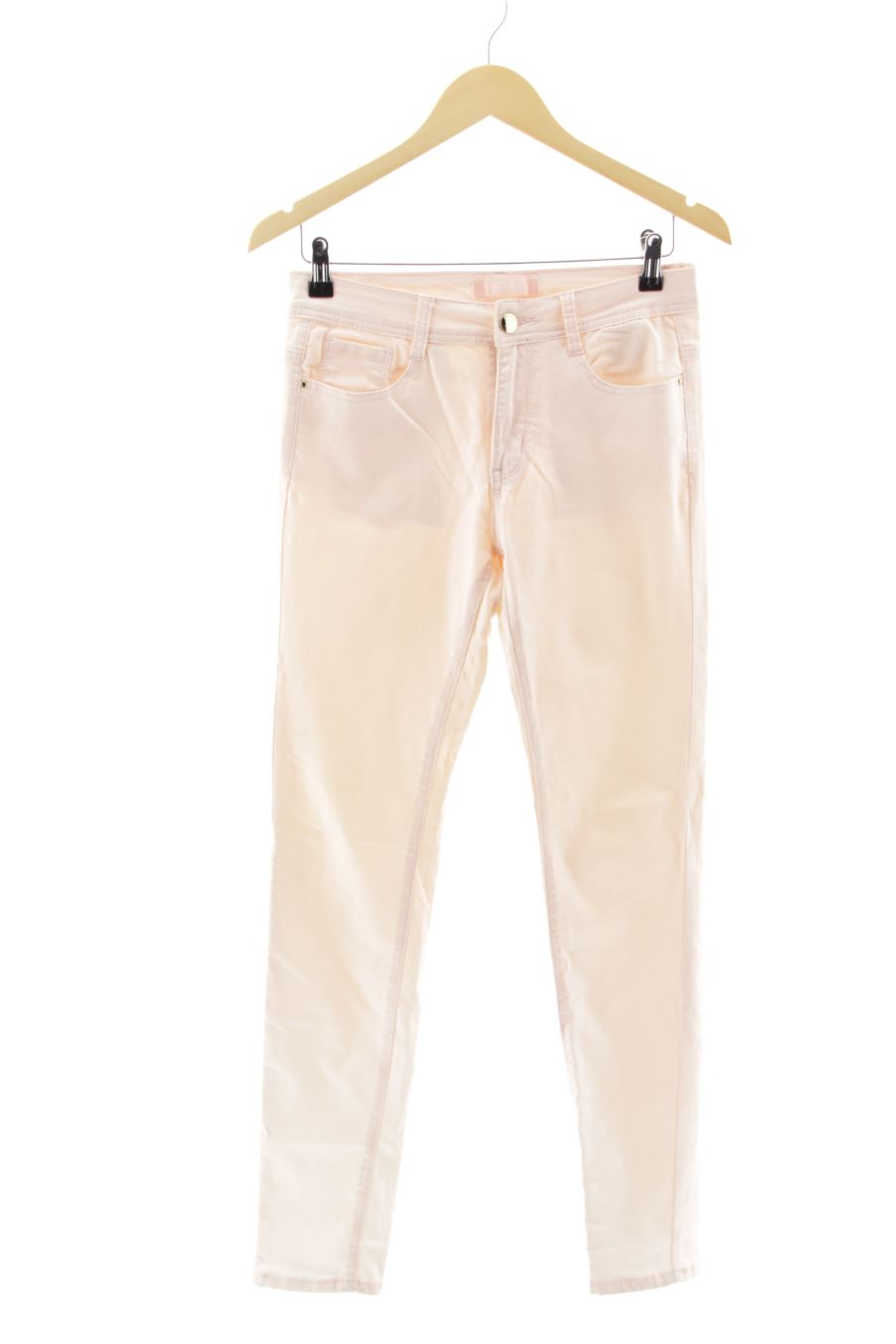 Jeans de Moda K.L de la talla 38, de color rosa
