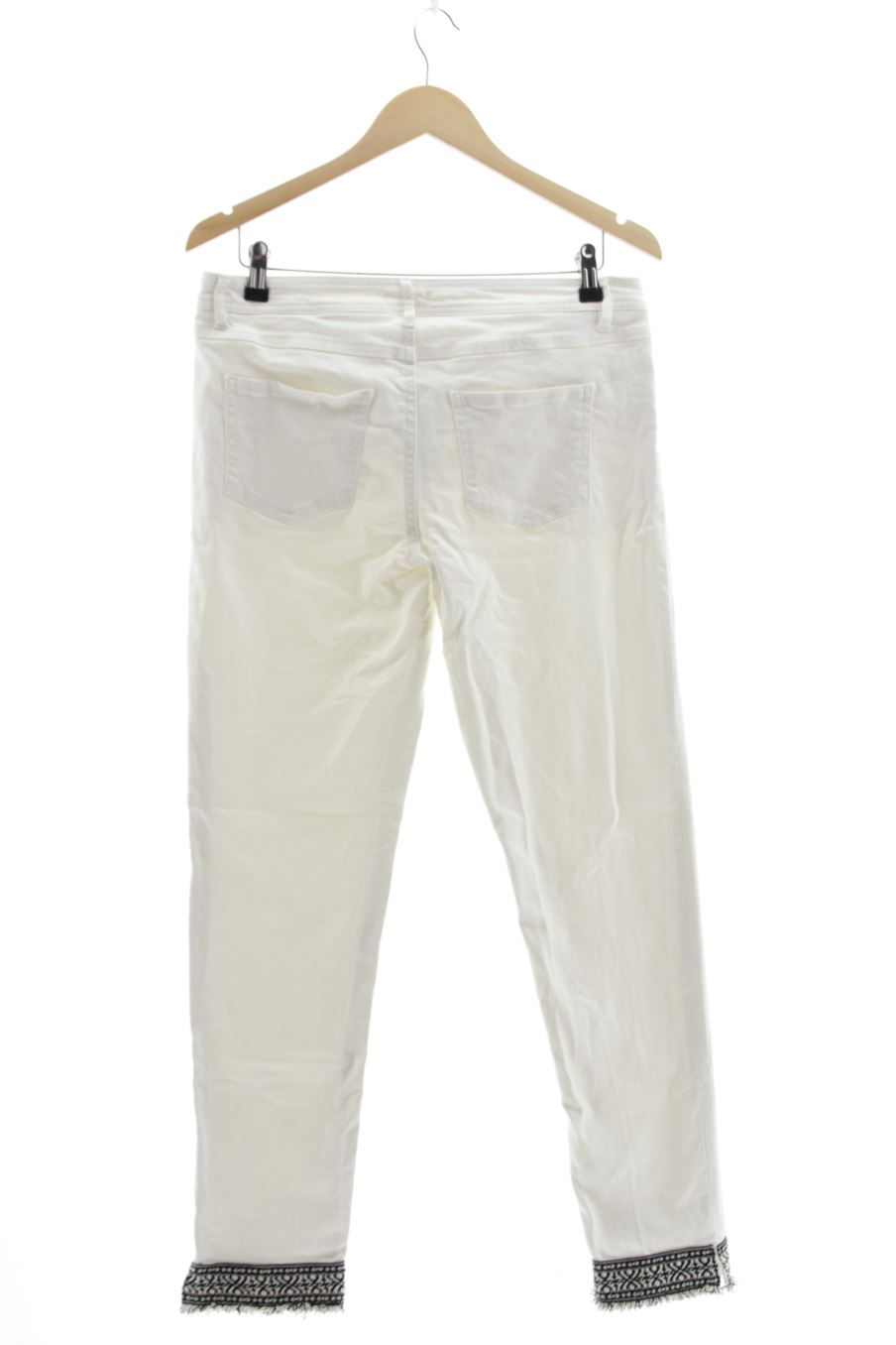 Jeans von Cache cache Größe 42, Farbe Weiss, aus Jeanskleidung für