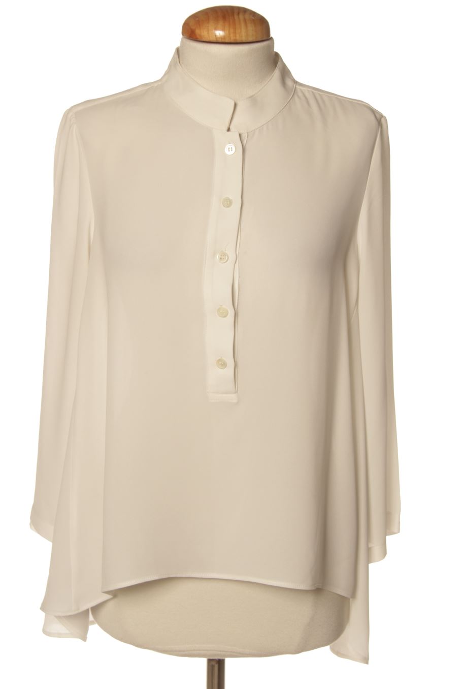 Langärmelige Bluse von Elisa Rivera Größe 38, Farbe Weiss, für