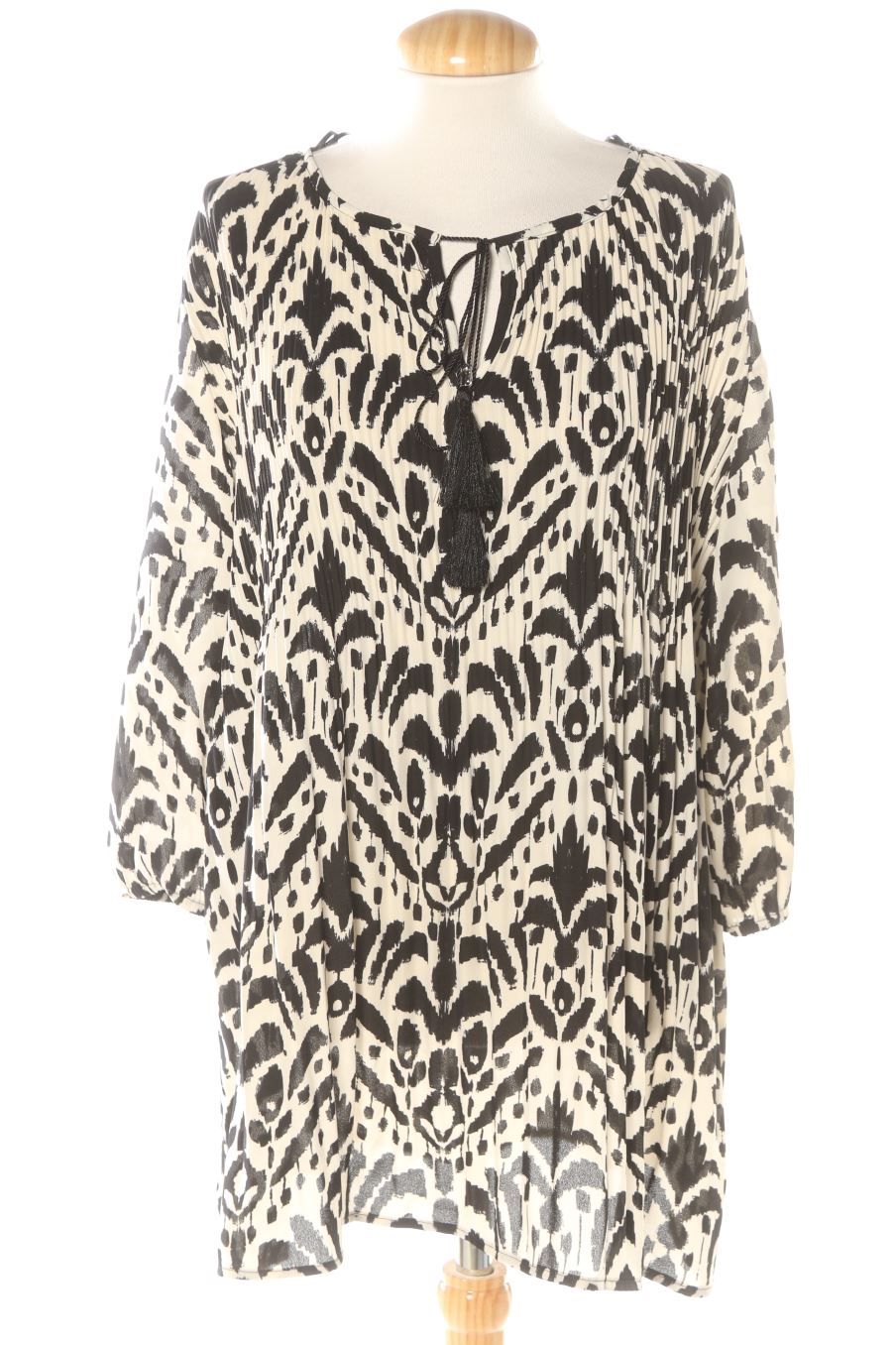 Langärmelige Bluse von Punto roma Größe L, Farbe Aufdruck, für