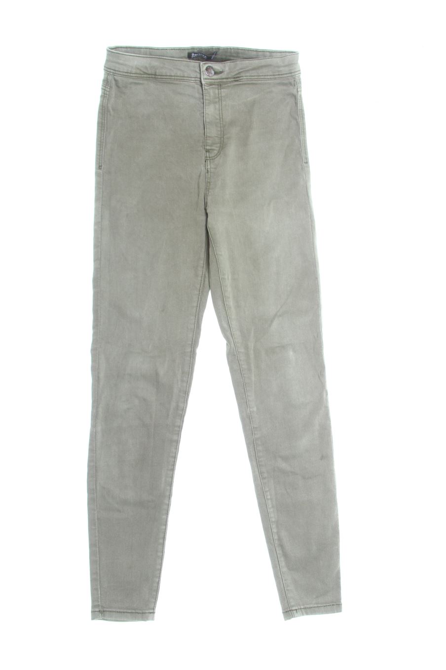 Vaqueros de Bershka de la talla 36, de color verde de ropa vaquera