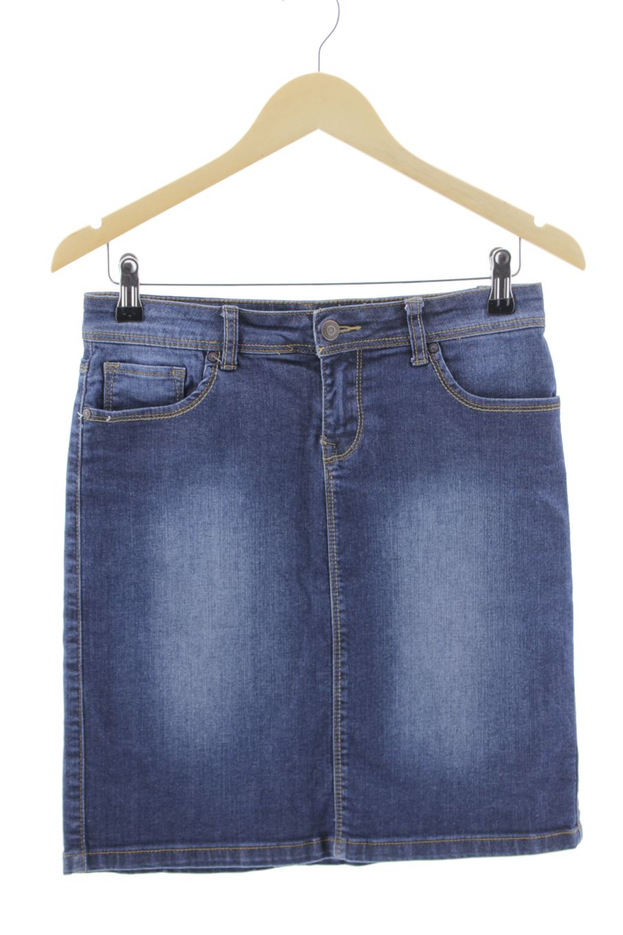 Jupe Fórmula Joven de la taille 38, de couleur bleu de denim