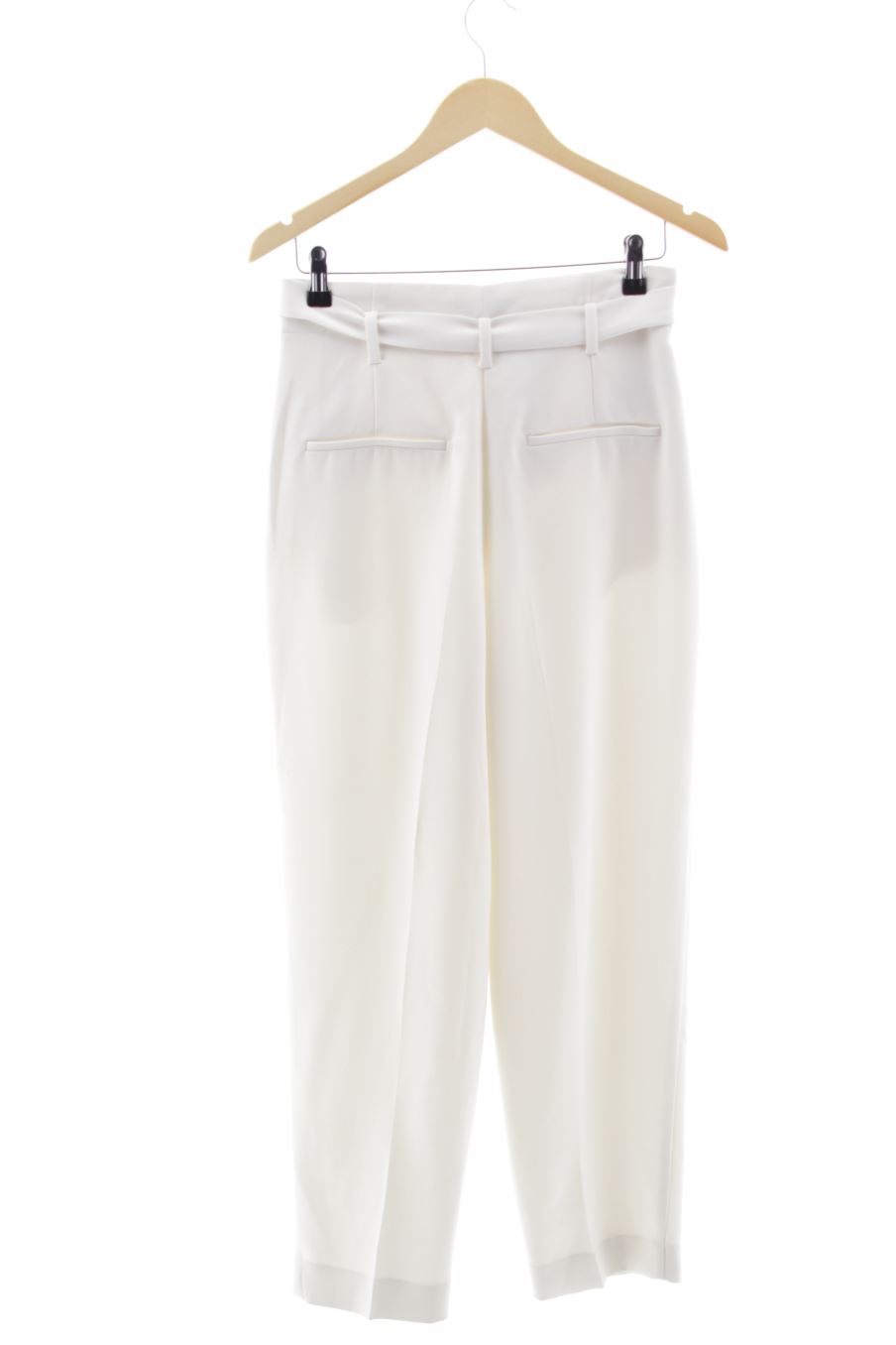 Pantalones de Mango de la talla 38, de color blanco