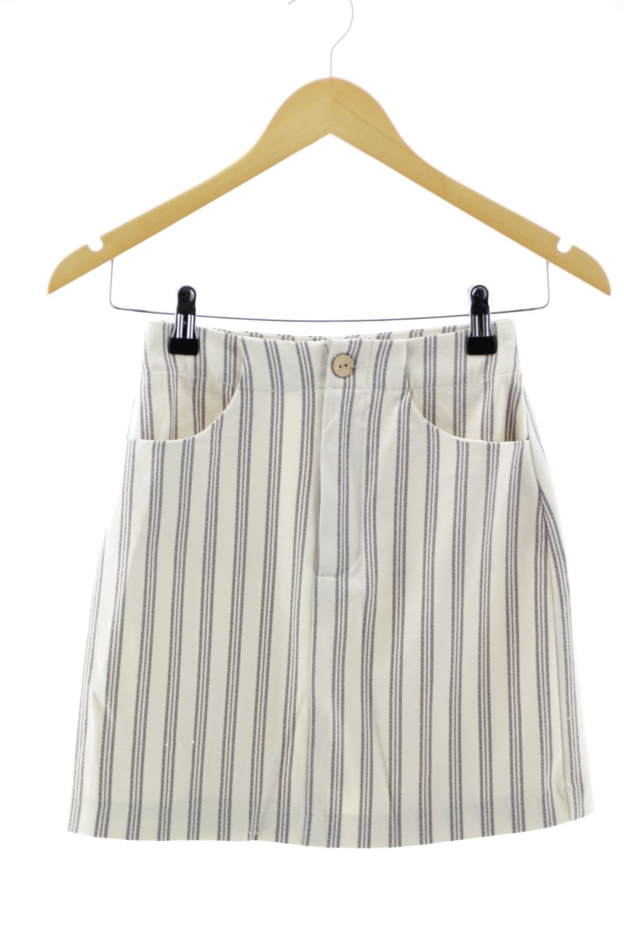 Jupe Pull & Bear de la taille XS, de couleur rayures