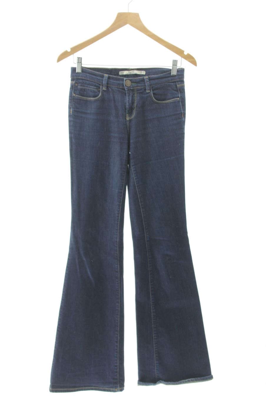 Jeans Zara de la taille 34, de couleur bleu marine de denim