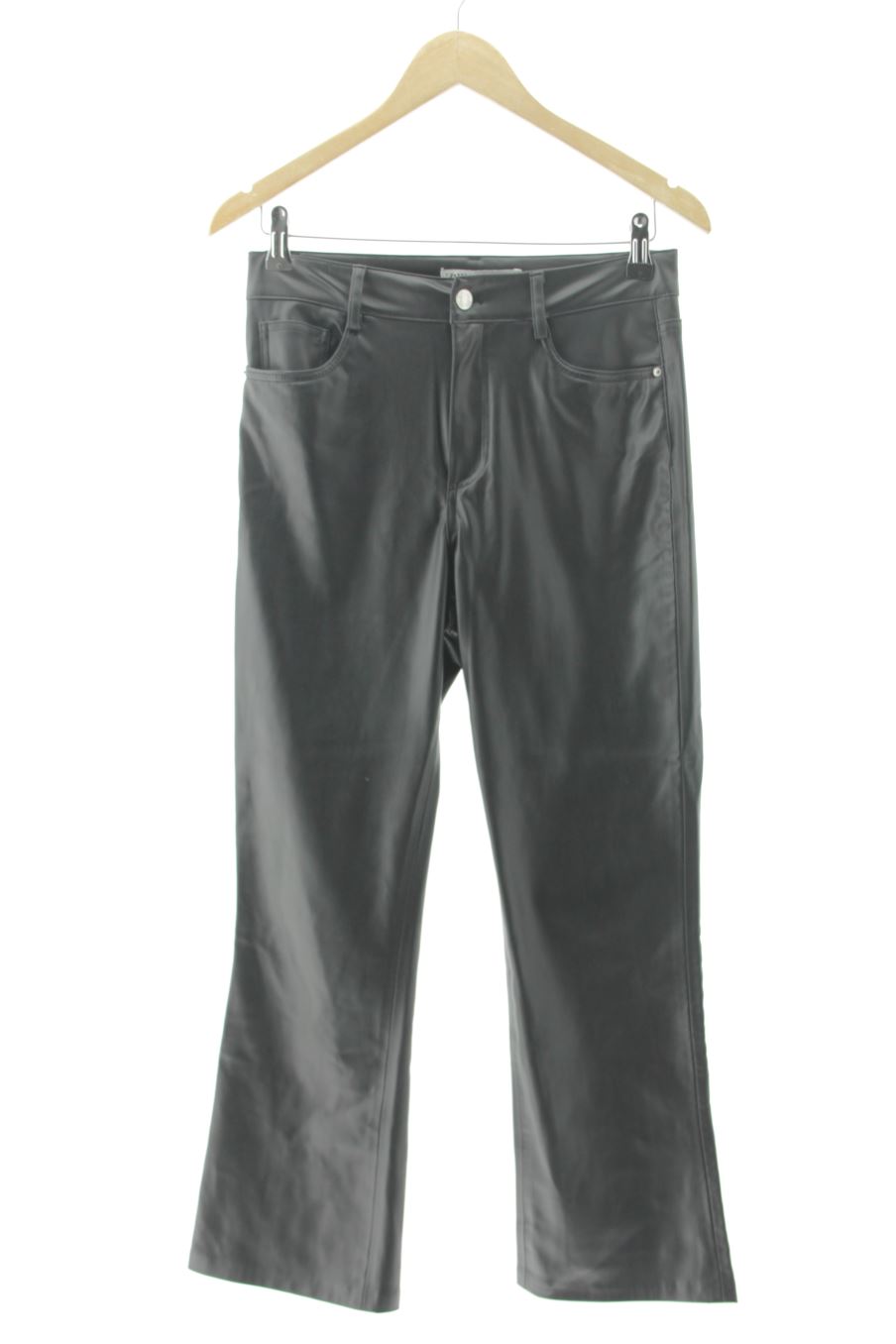 Pantalon Zara de la taille 36, de couleur noir de synthétique