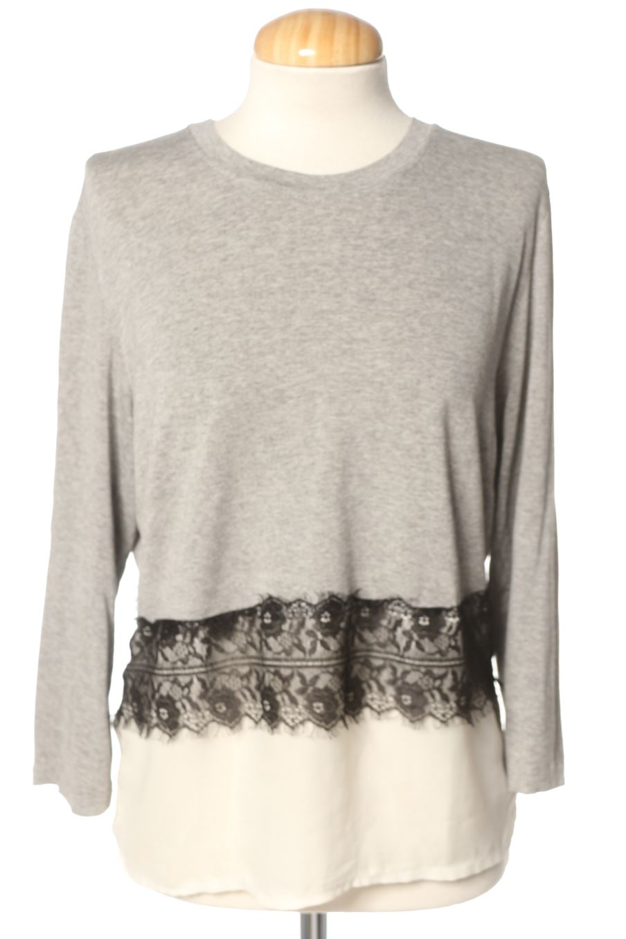 Blouse à manches longues OCTOBER de la taille S, de couleur gris