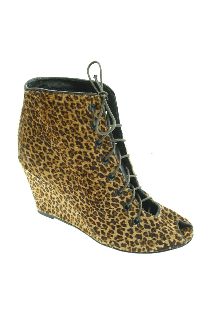 Botines de American Retro de la talla 37, de color animal print de