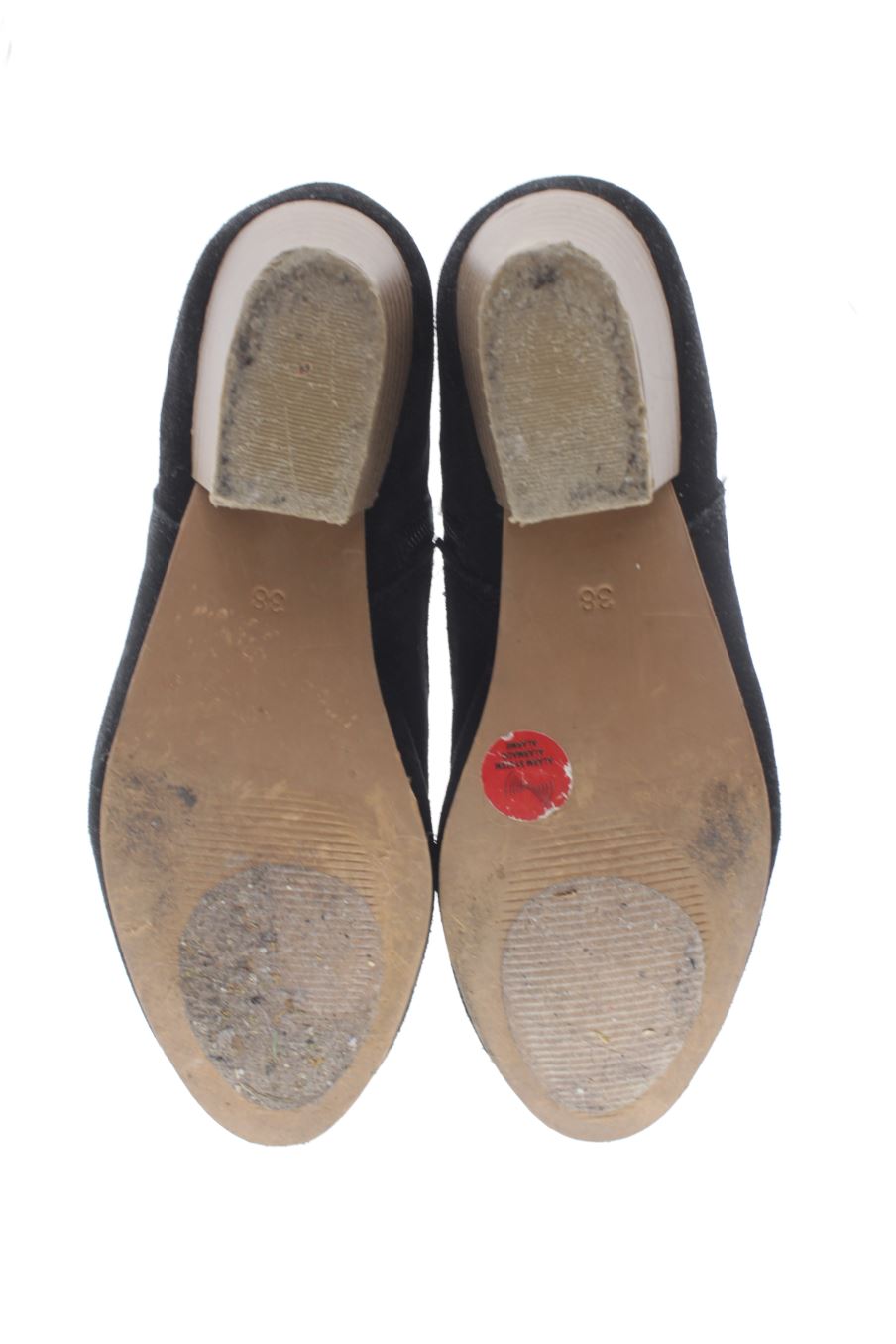 Botines de Promod de la talla 38, de color negro de