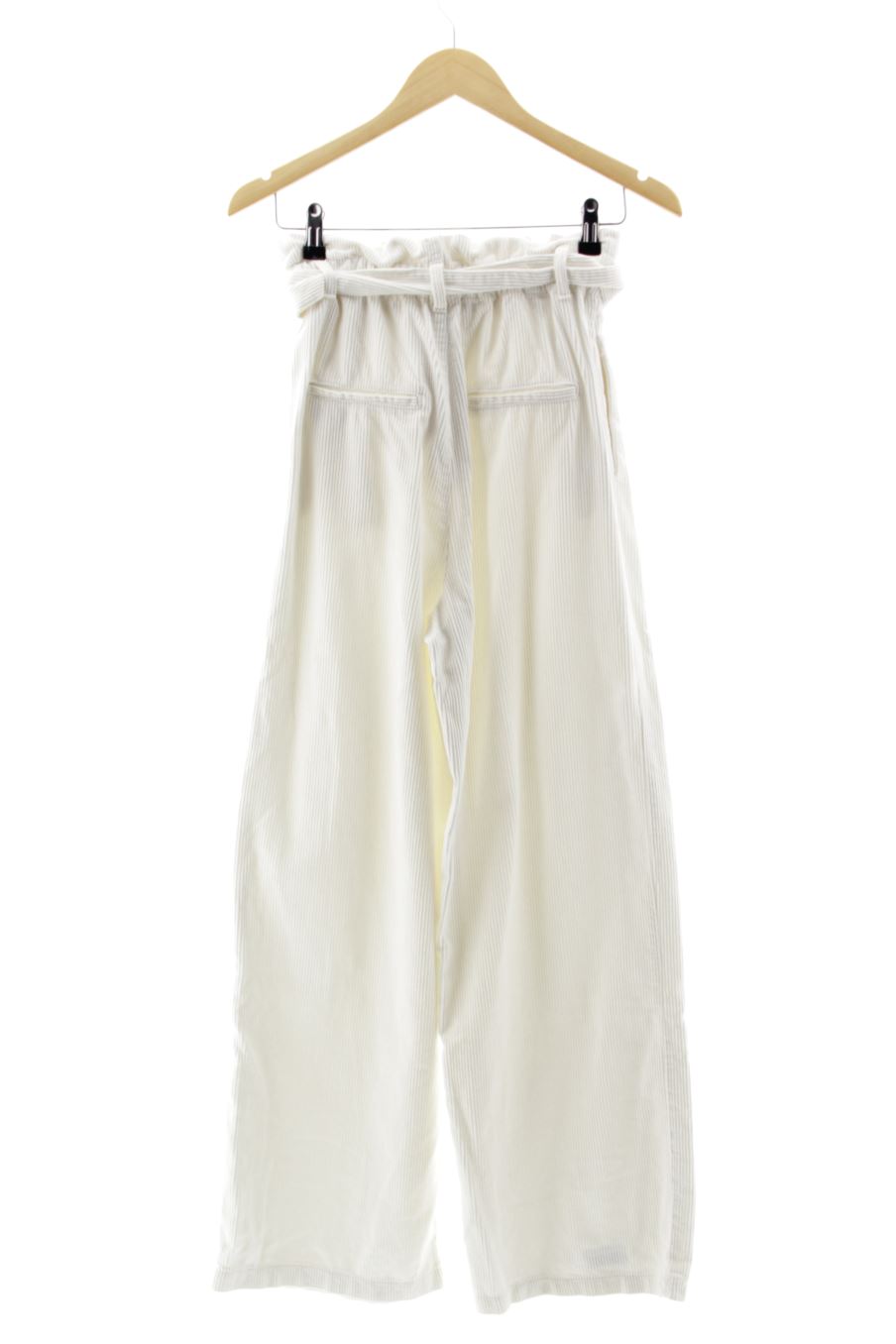Pantalón Casual de Zara de la talla XS, de color blanco
