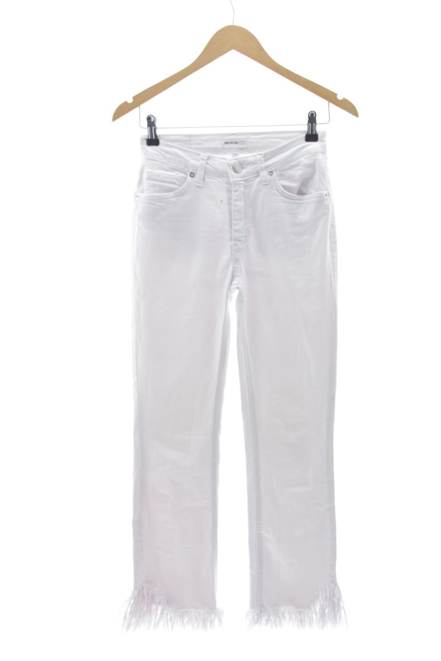 Jeans Brownie de la taille 36, de couleur blanc de denim