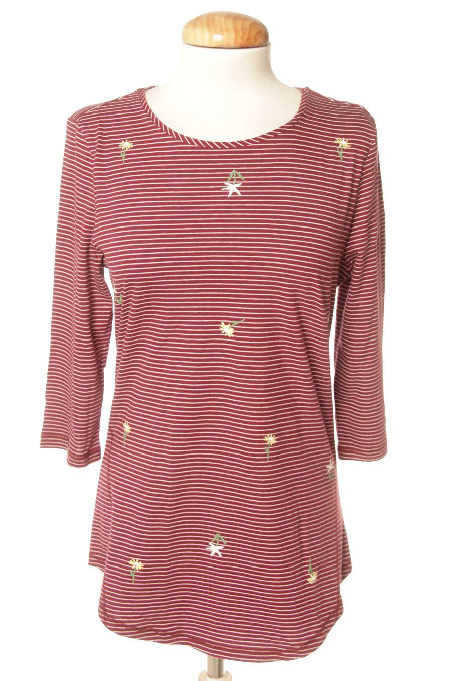 T-shirt à manches longues Edc (ESPRIT) de la taille XS, de couleur bordeaux