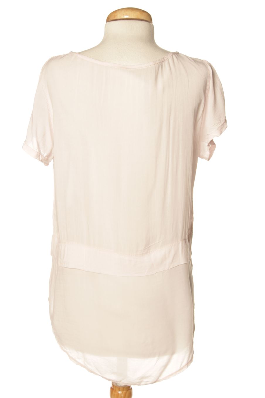 Blouse à manches courtes Made in italy de la taille M, de couleur rose