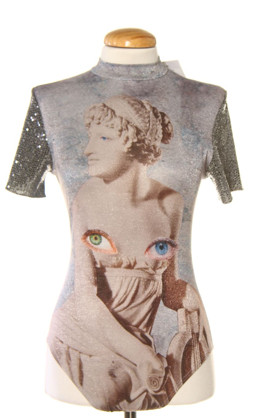 Body de Zara de la talla M, de color estampado