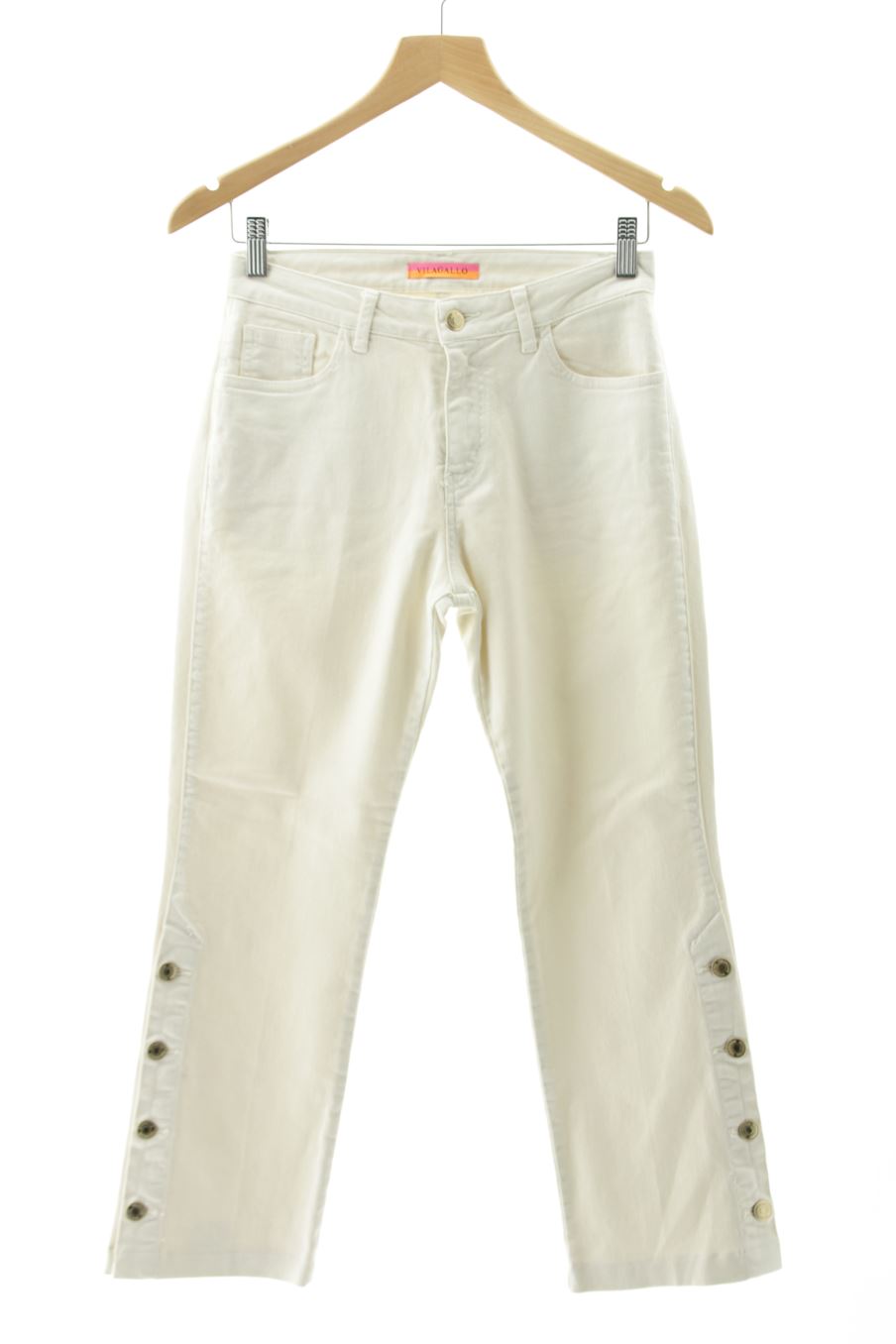 Jeans vilagallo de la taille 38, de couleur beige de denim