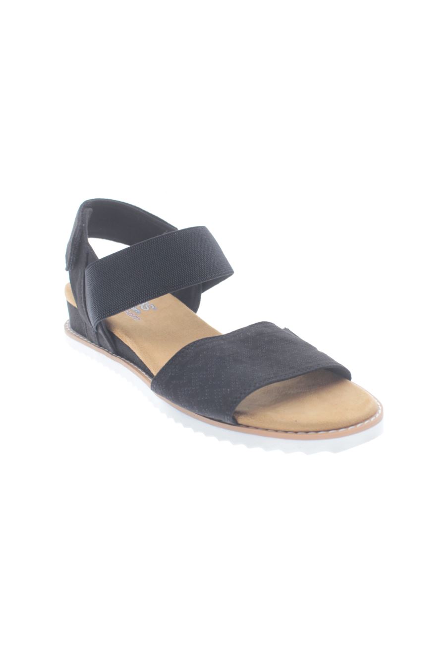 Sandalias planas de skechers de la talla 39, de color nero